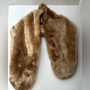 Gently Worn Faux Fur Shoulder Wrap